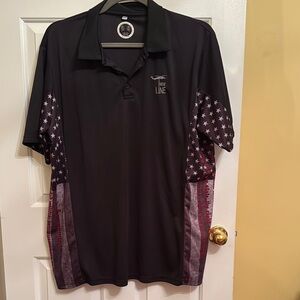 Men's Black and Gray Shirt